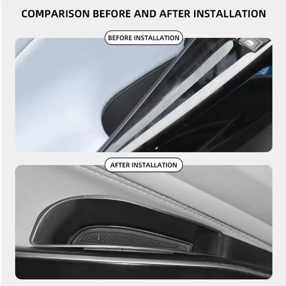 صندوق تخزين مقبض باب السيارة لملحقات منظم صينية حامل مسند الذراع Volkswagen VW ID.4 ID4 #2