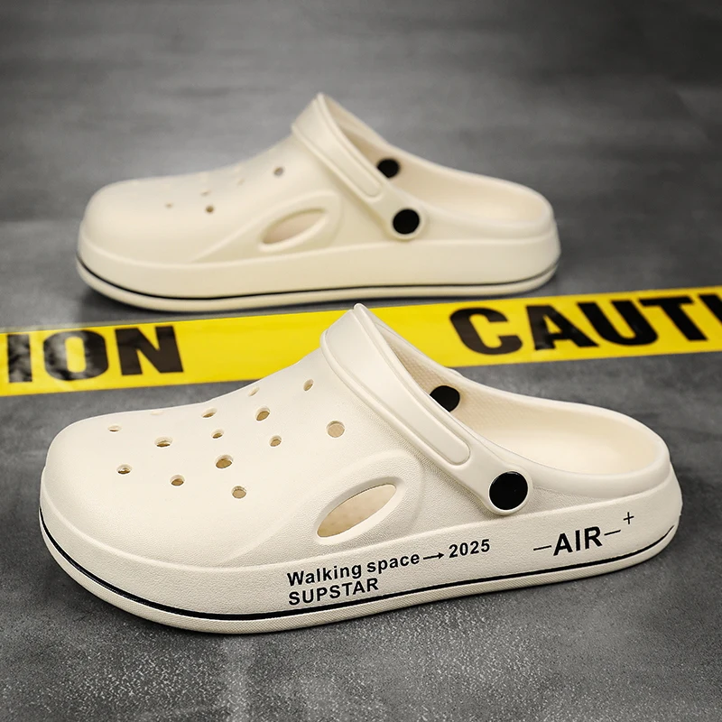Men New Slippers EVA Soft Beach High Quality Bathroom Non Slip House Design Women Luxury Casual Brand Summer Comfortable Sandals