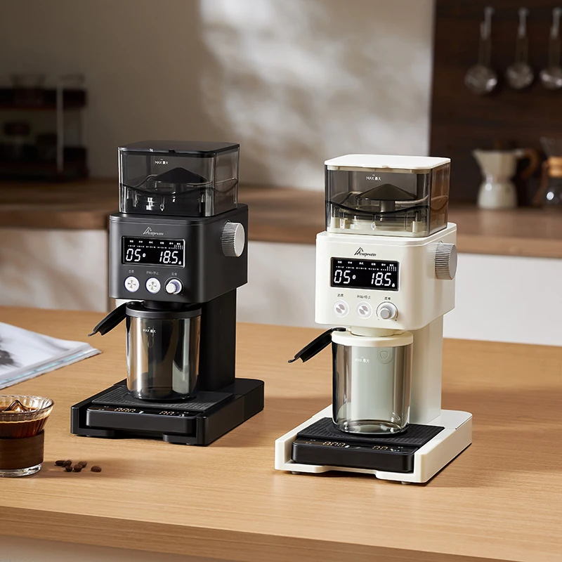Espresso Adjustable Electric Coffee Grinder Burr 30 Levels Of Grinding Easy To Clean Send Coffee Scales And Sealed Bean Jars