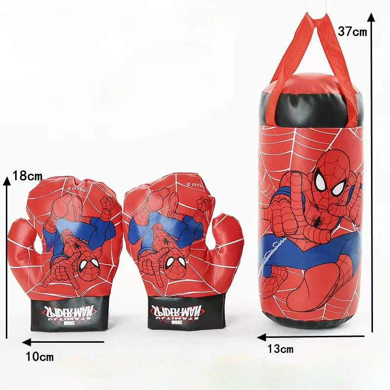 

Disney Marvel Spiderman Boxing Gloves Sandbag Suit Anime Peripherals Spider-Man Outdoor Sports Toys for Kids Boys Birthday Gifts