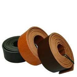 Vegetable Tanned Leather Belt Bracelet, Pure Leather Rope, Cowhide Leather Strip, 4mm Thickness, 140cm Length