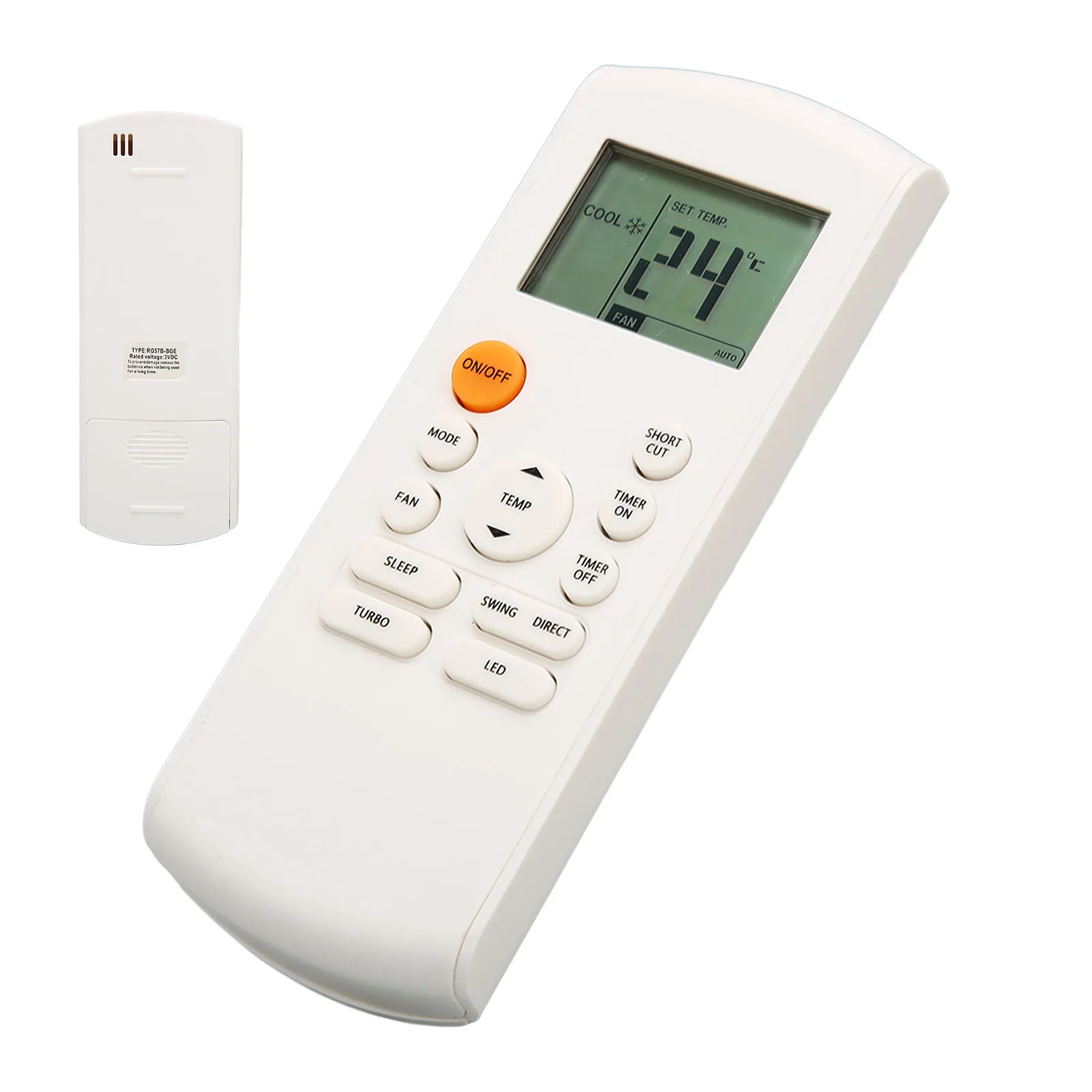 RG57B BGE Air Conditioner Remote Control Air Conditioner Parts Compatible for R57B1 BGE RG52A2 BGEFU1 RG57 BGE RG57A BGE RG57A6