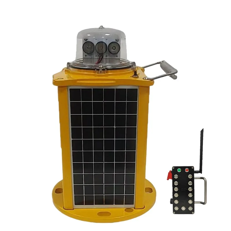 Easy-to-install solar aviation obstruction light IP66 quick-installation system