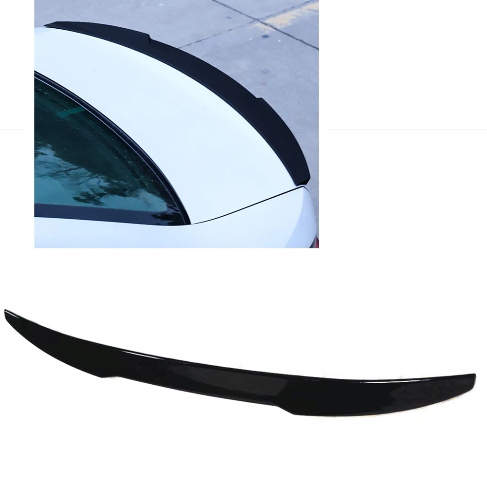 

Rear Trunk Lid Spoiler Wing For BMW New 4 Series G22 G23 Coupe 2020-2022 Glossy Black 430i 440i Car Decklid Trim Splitter Lip