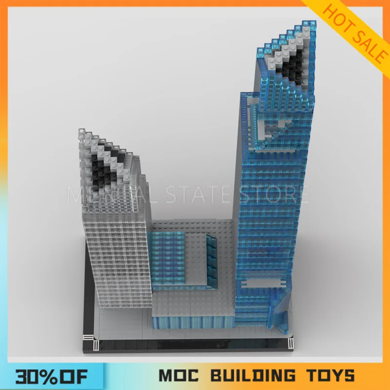 11166PCS Angepasst MOC 10 und 30 Hudson Yards Bausteine Technologie Ziegel Kreative Montage Bildung Spielzeug Urlaub Geschenke