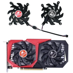 Ventilador colorido GTX 1660 para GeForce RTX 2060, 2060, SUPER GTX 1660Ti, 1650, 1660, súper ventilador de tarjeta gráfica, 85MM, 4 pines, nuevo