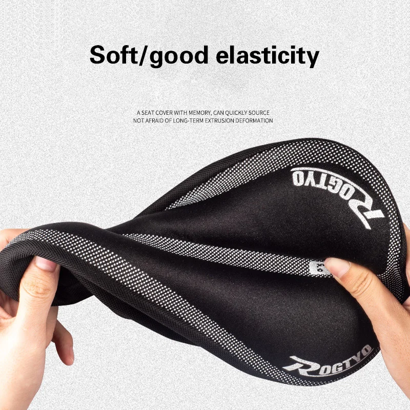 Bicycle Saddle Cover Silicone Seat Cushion Comfortable and Breathable Mountain Bike Cycling Accessories