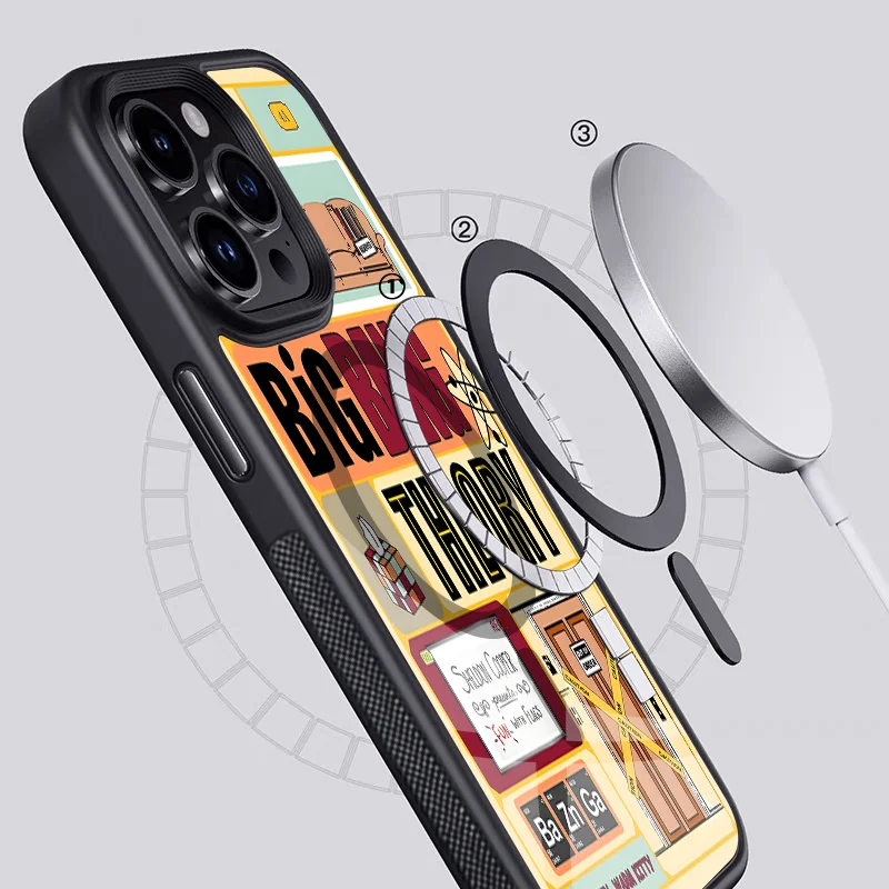 The B-Big B-Bang T-Theory Phone Case For IPhone 15 14 13 Pro Max 11 12 Mini Alex Mirror For Magsafe Wireless Charging Cover