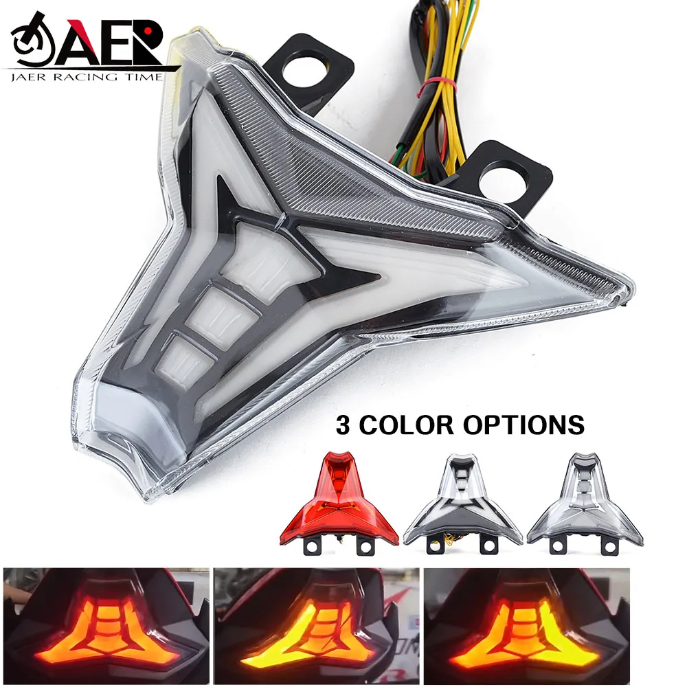 LED Tail Light for Kawasaki Z1000 Ninja 250 400 ZX10R ZX10RR  ZX 10R 10RR Rear Brake Light Turn Signal Blinker Taillight