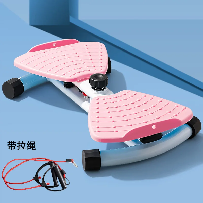Dual Axis Rebound Waist Plate Silent Home Twisting Fitness Machine with Adjustable Resistance and Kneading Massage