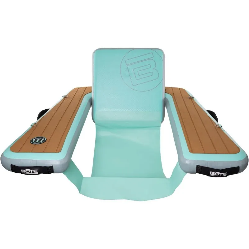 

Летнее водное развлекательное оборудование, надувной водный плавающий стул, платформа для плавания с надувным видеосиденьем из тикового дерева