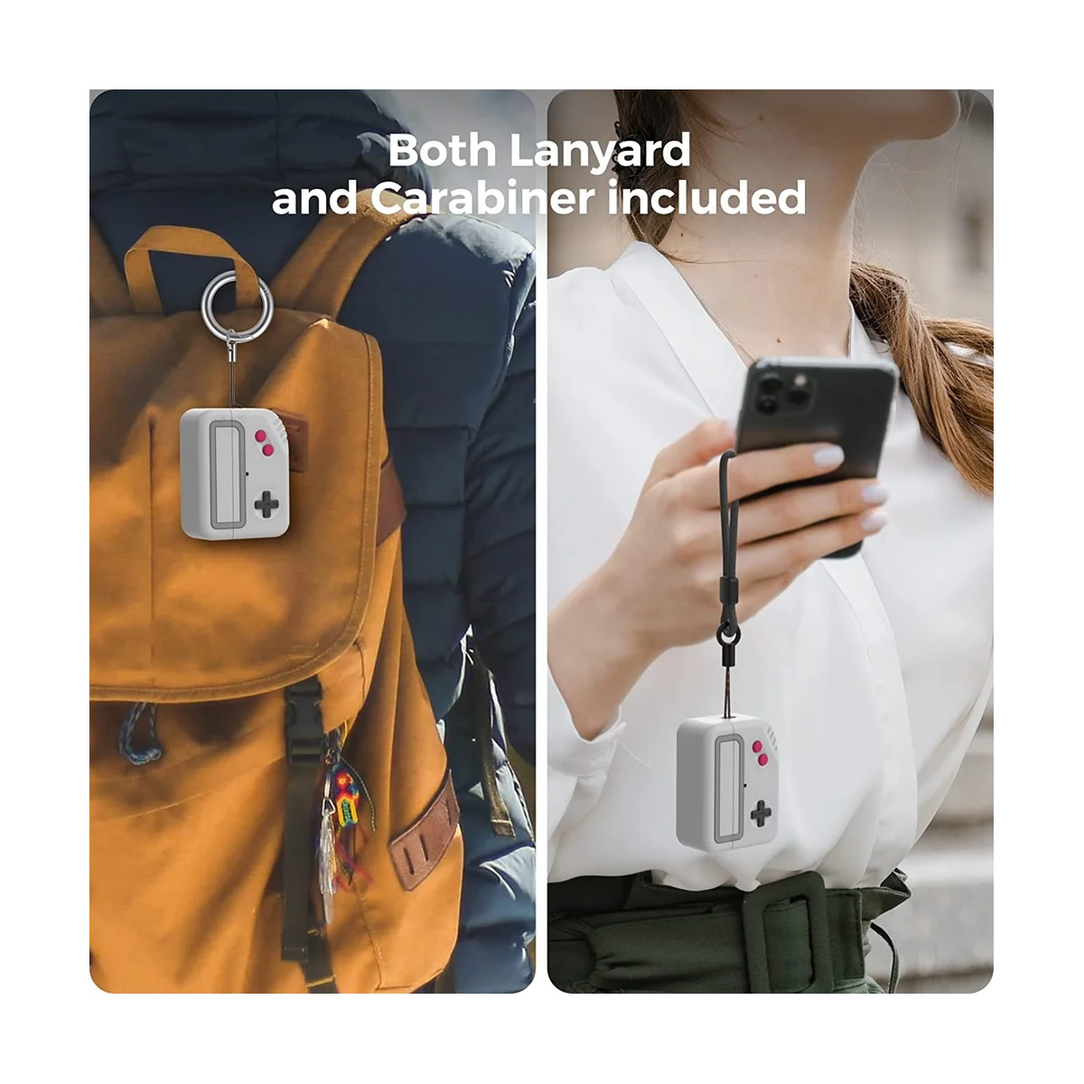 실리콘 케이스 보호 커버, 스킨 게임기 디자인, 지지대 무선 충전, 2 그레이 화이트