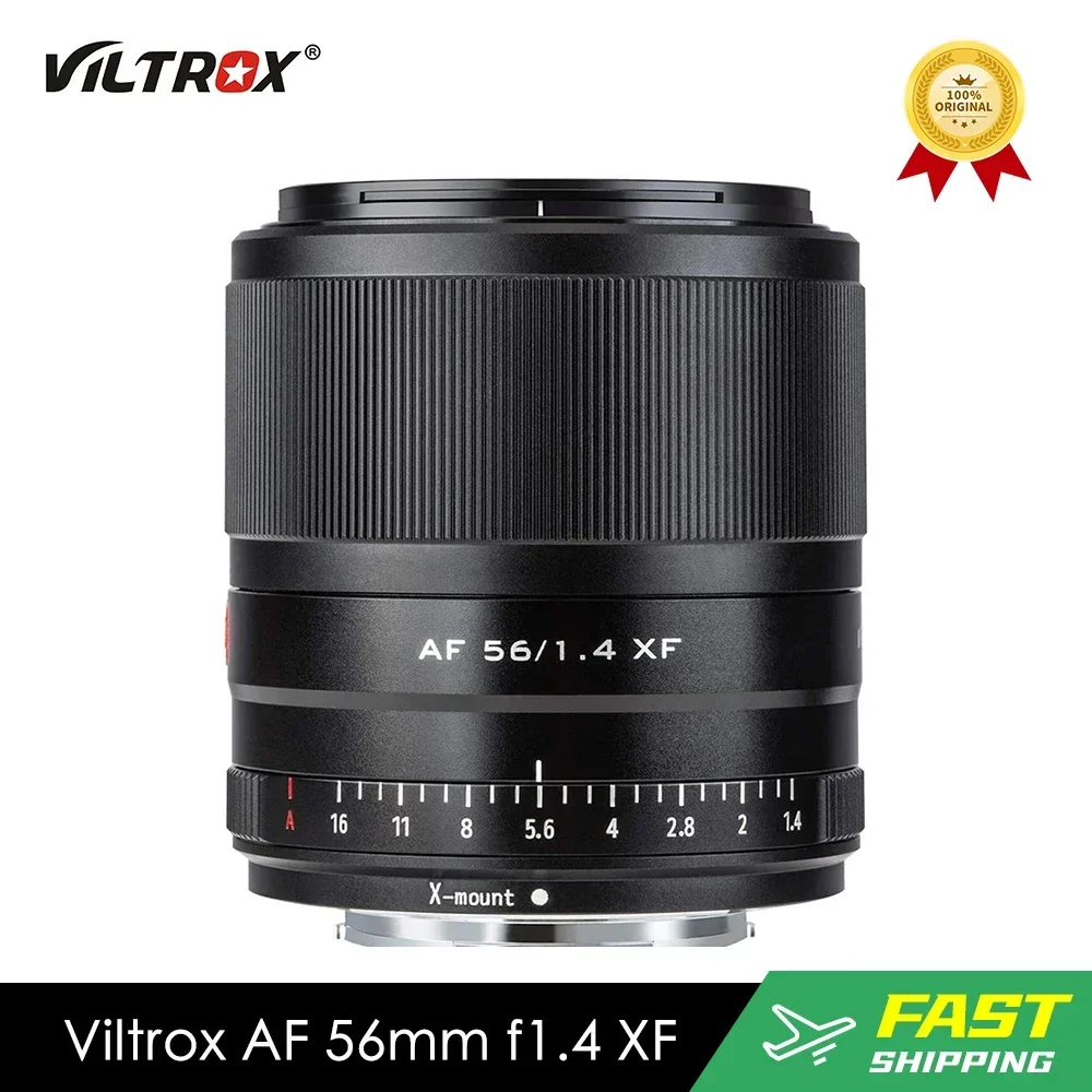 Viltrox AF 56mm F1.4 XF Autofocus Portrait Prime Camera Lens for Fujifilm X Mount Mirrorless Camera XT30 XT4 X-Pro3 XT200 X-A1