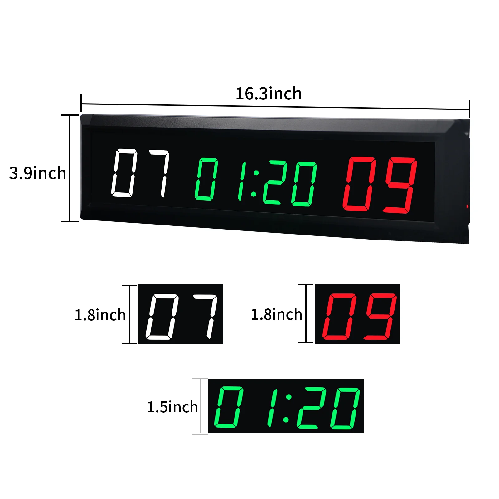 لوحة نتائج التايكوندو الإلكترونية ذات التحكم عن بعد مقاس 1.8 بوصة من Ganxin