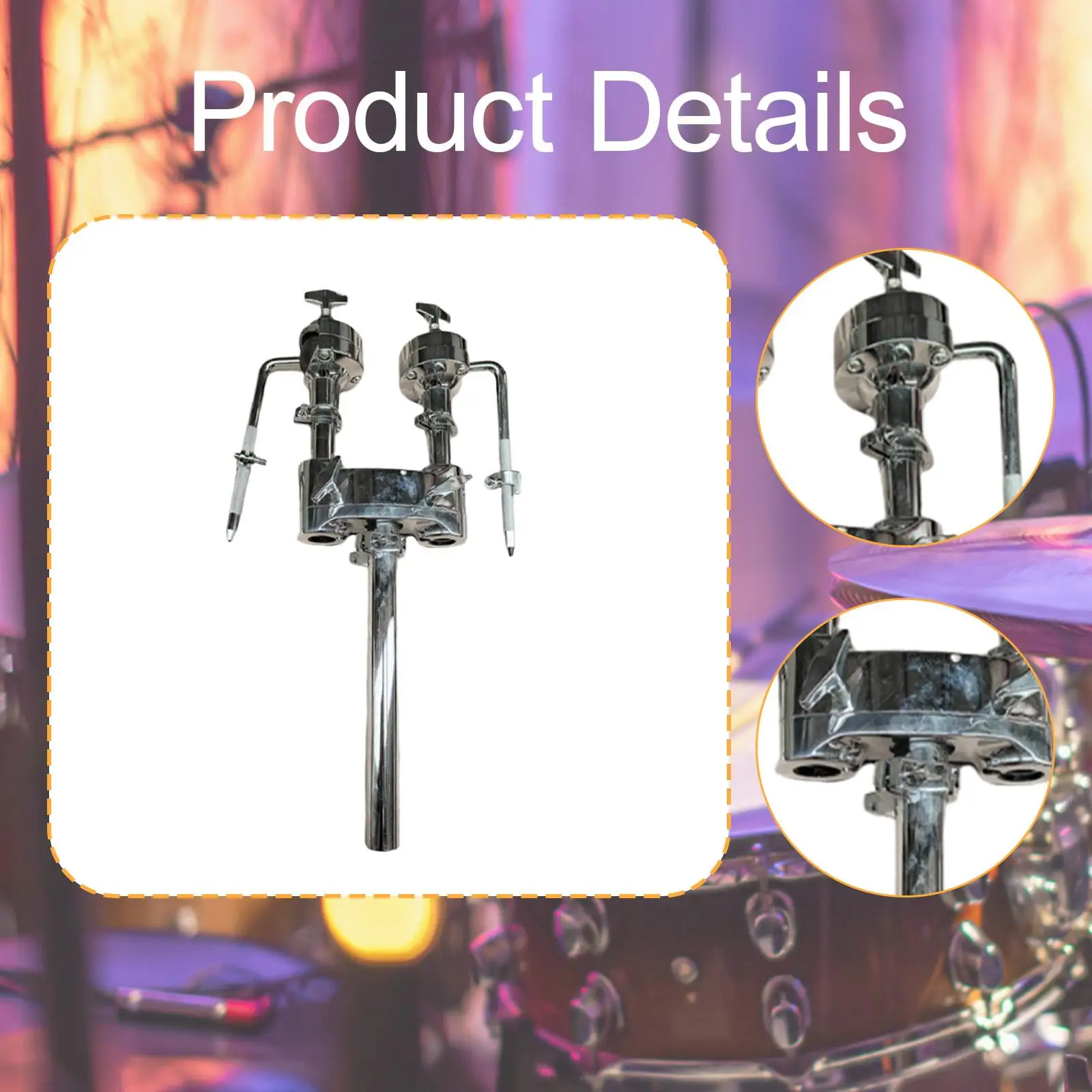 Tom tambour support de montage support matériel antidérapant universel Instrument accessoires support pour pratique batteur Gig