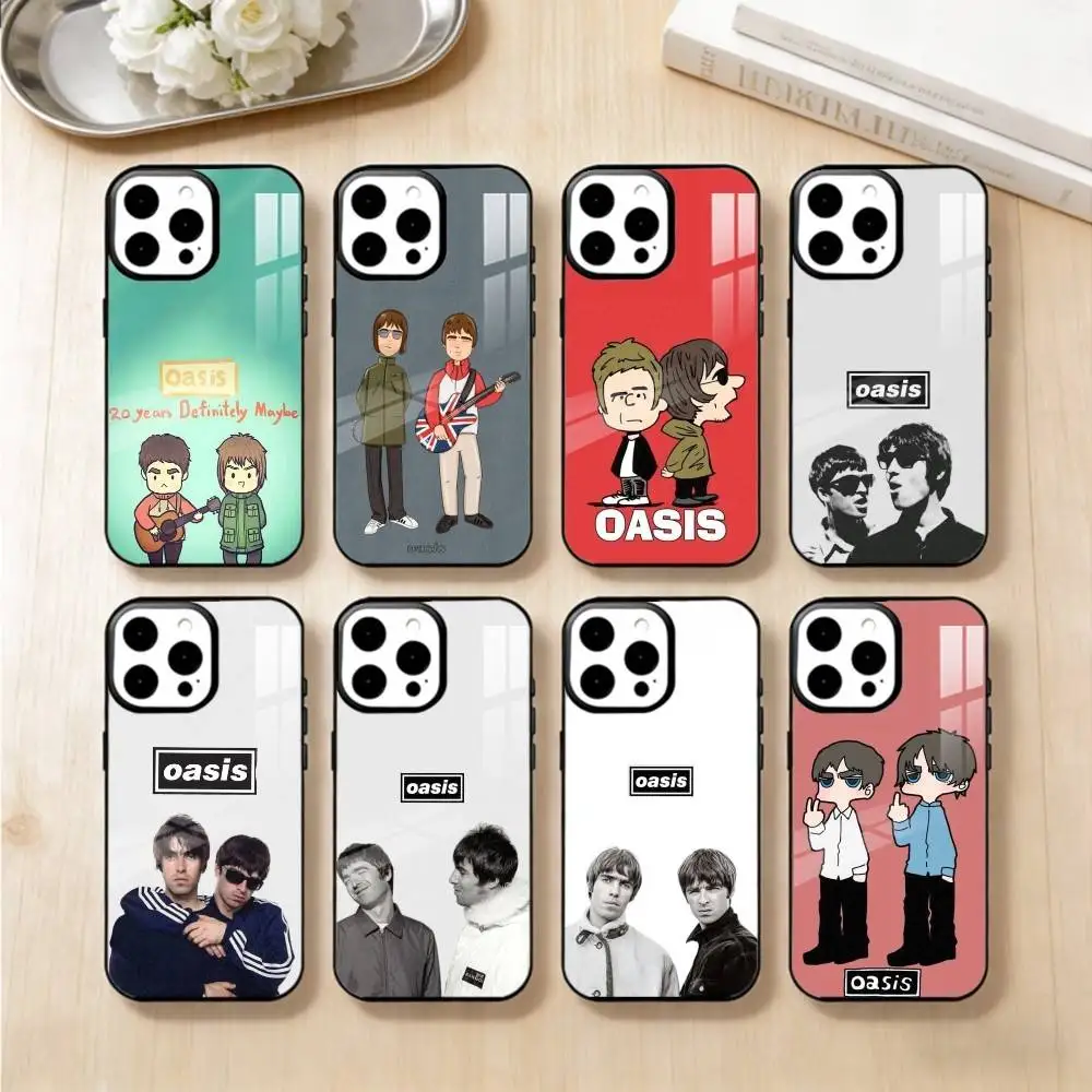 

O-Oasis R-Rock Band Phone Case For iPhone17,16,15,14,13 Plus,Pro Max Magnetic For Magsafe Wireless Charging