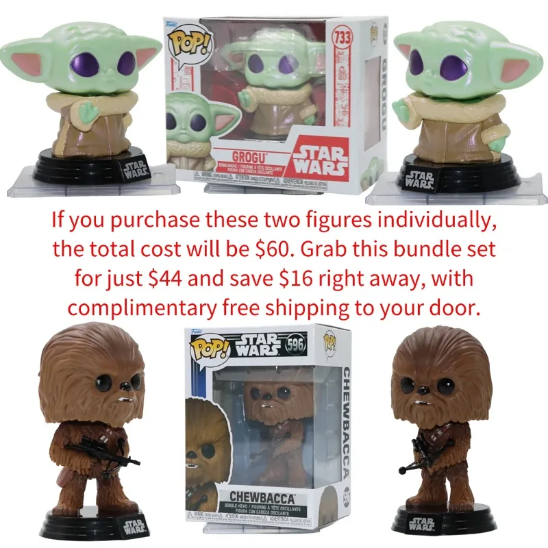 Figura coleccionable de vinilo Funko Pop Star Wars The Mandalorian Grogu, juguete de escritorio, regalo para coleccionistas de Star Wars