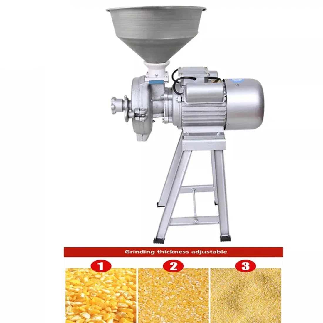 150 Type dry and wet Soybean grinder superfine grinding machine Corn Rice Wheat flour Crusher Pulverizer Feed Flour Mill machine