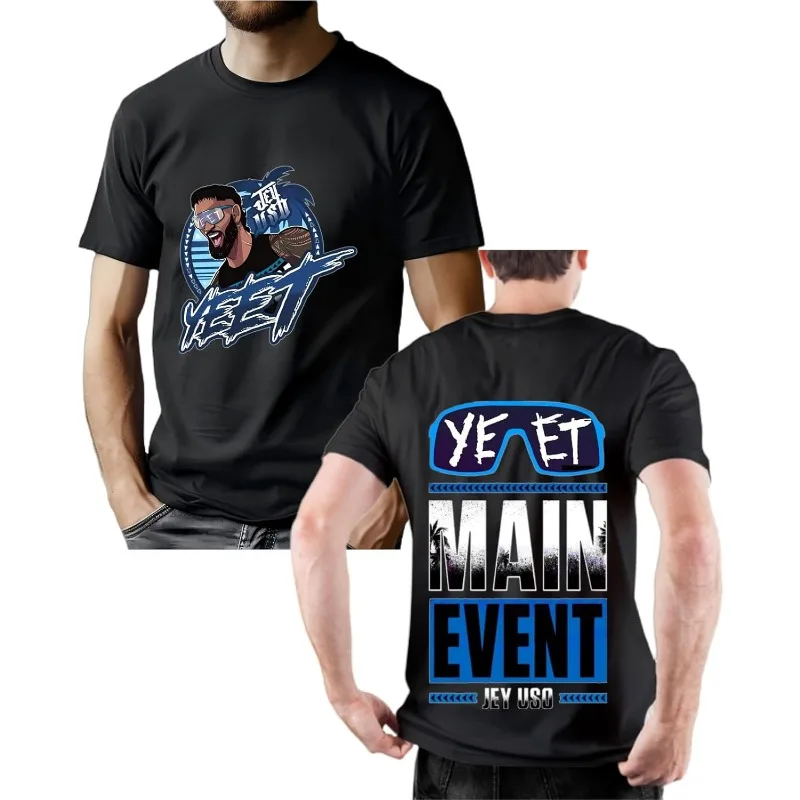 

Jey Uso Tee Merch T-shirts Cosplay Women Men Fashion Casual Crewneck Clothing Short Sleeve Streetwear T-shirt Gift