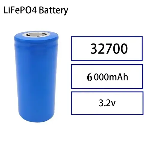 नई 100% ट्रू क्षमता 6000mAh, 32700 -3.2V लाइफपो4 प्रोफेशनल लिथियम आयरन फॉस्फेट रिचार्जेबल बैटरी 8 best sales लिथियम बैटरी - №1