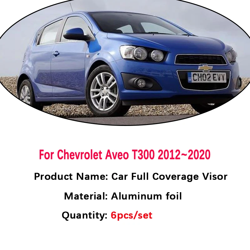 Car Cover Sunshade For Chevrolet Aveo T300 Sonic Holden Barina 2012~2020 Sedan Hatch Windshield Sun Protection Visor Accessories