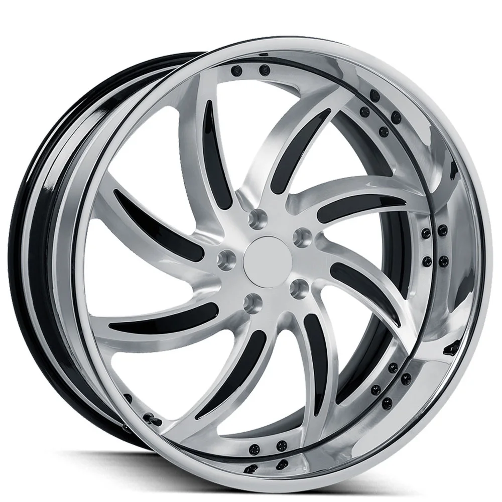 

HS-02043 Комплект из 2-х колесных дисков на заказ, полированный хром, 6x139.7 5x130 5x127 5x120, 18 20 22 24 26 28 30 дюймов для Impala Jeep