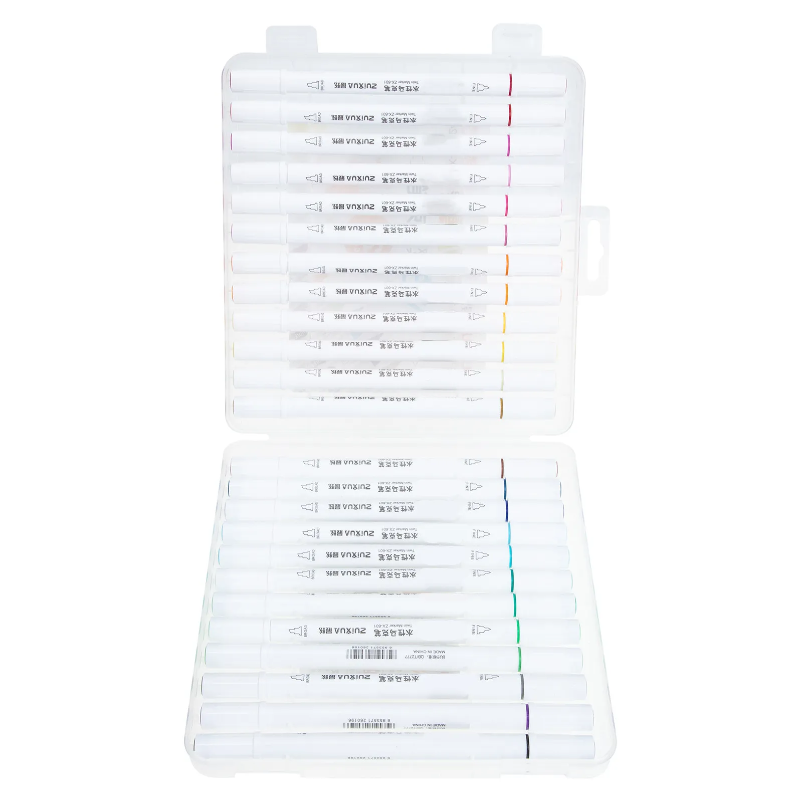 

1Set Acrylic Paint Marker Pens Double-End Colored Art Marker Pens for Painting Drawing DIY Kids Adults Artists Supplies