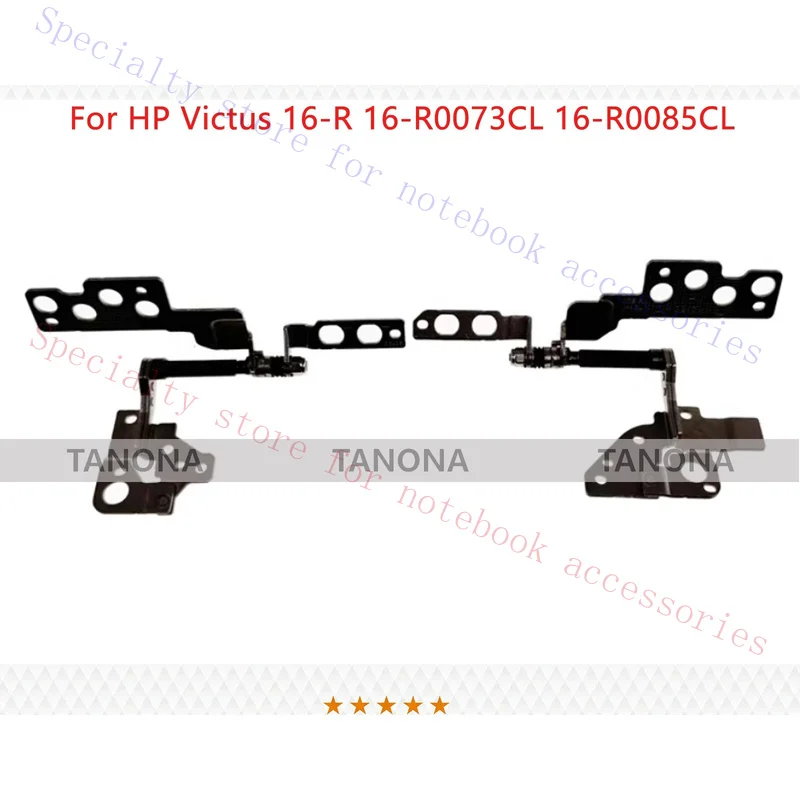 R+  New For HP Victus 16-R 16-R0073CL 16-R0085CL Laptop LCD Hinges Kit Left & R