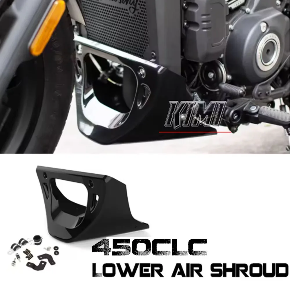 

Для CFMOTO 450CLC мотоциклетный нижний воздушный дефлектор, защита двигателя, нижний спойлер, нижняя декоративная крышка, модификация, аксессуары