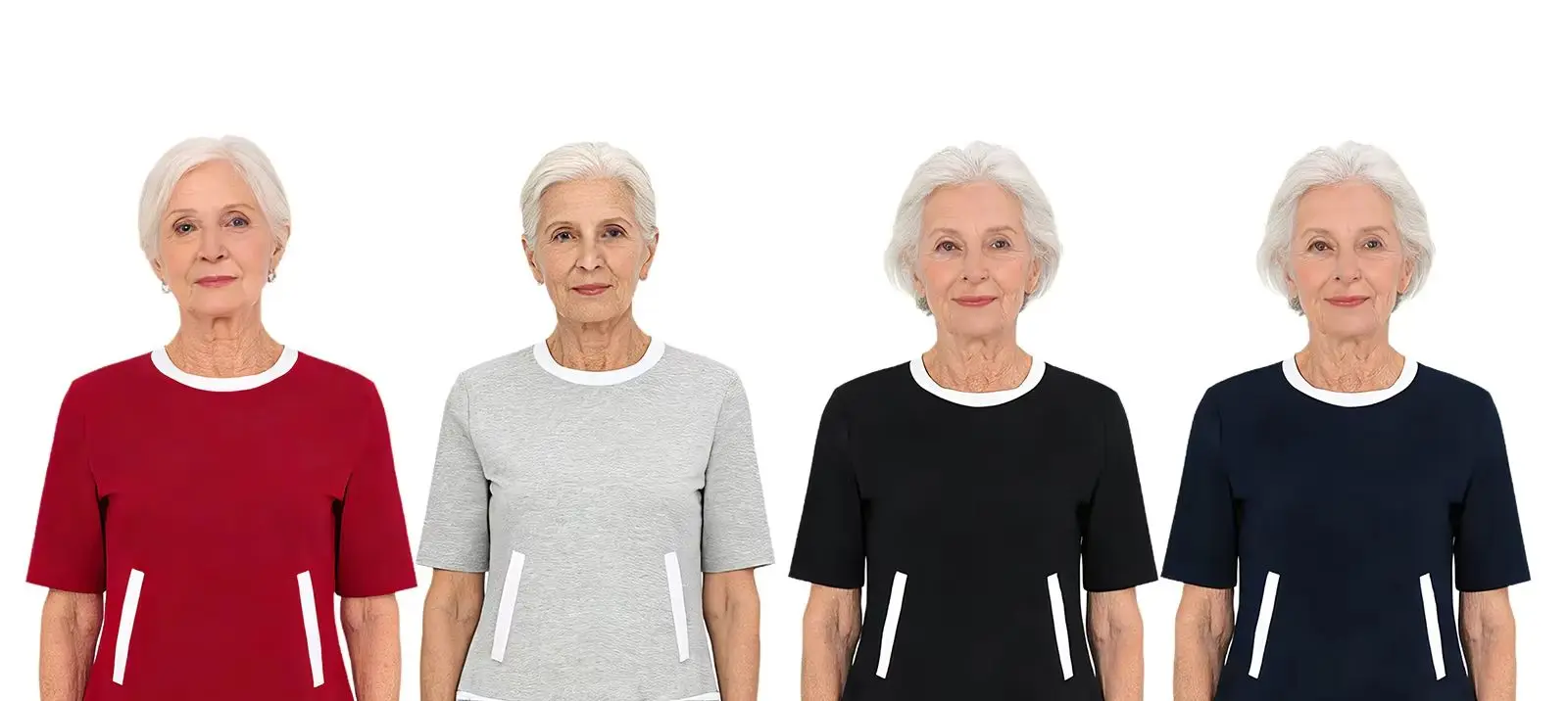 

Womens Elderly Adaptive Jumpsuit Zipper Back Anti-strip Rompers Short Sleeves Bodysuit for Special Need Alzheimer Patient