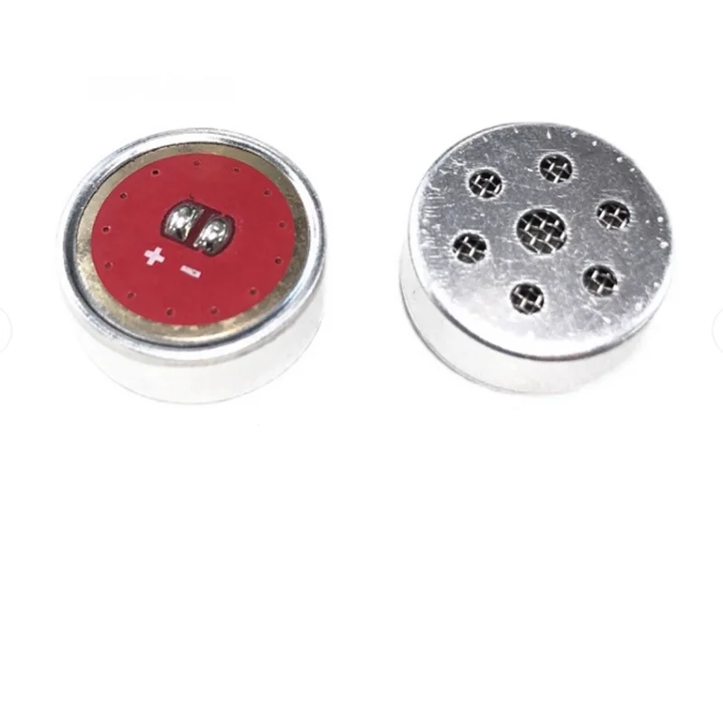 16mm 1660 microfone omnidirecional diafragma membrana grande anti-interferência redução de ruído host microfone capacitor duplo m