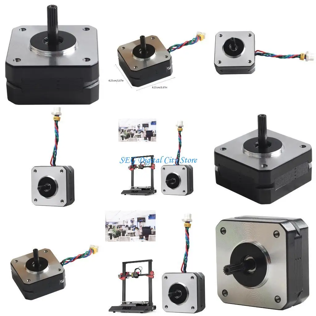 

Двигатель экструдера U75B для двигателя экструдера MK4, шаговый двигатель 42-20 мм, высокая температура