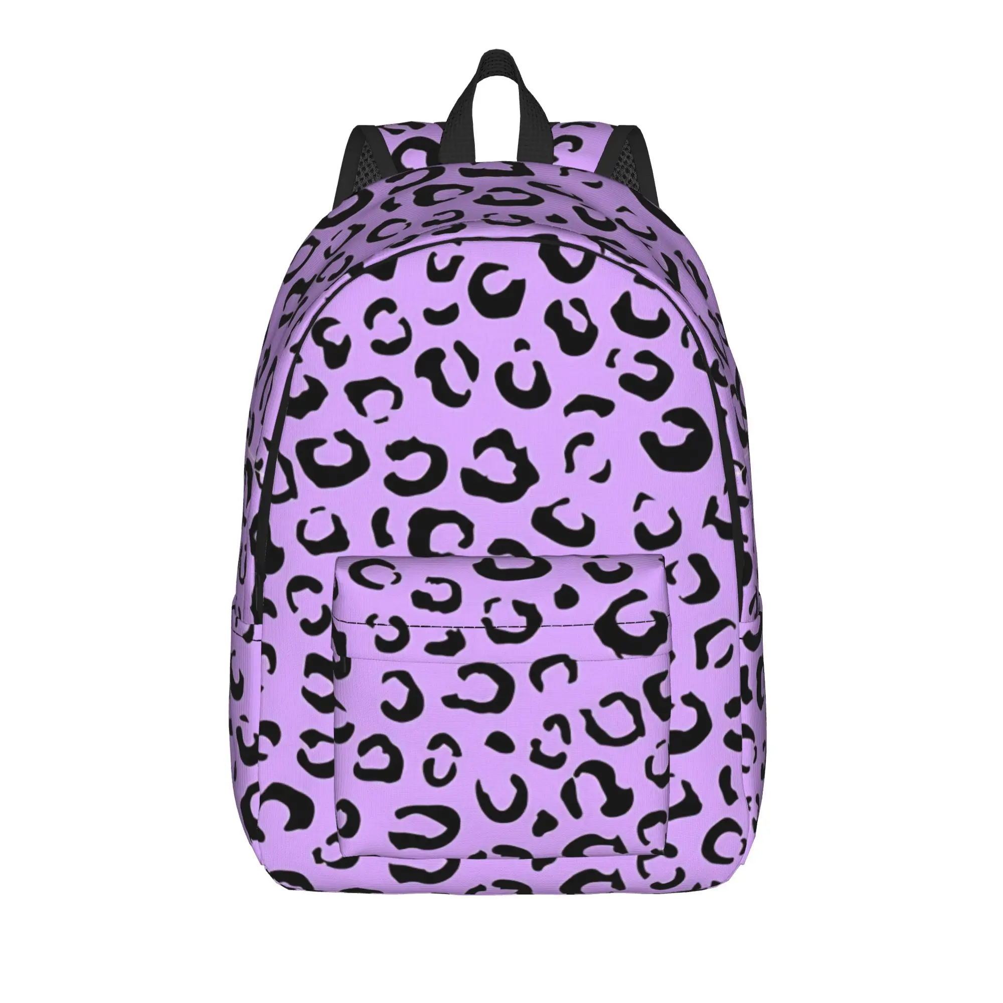 Purple leopard 533255323 Backpack  Sport Backpacks Student Unisex Streetwear School Bags Designer Big Rucksack