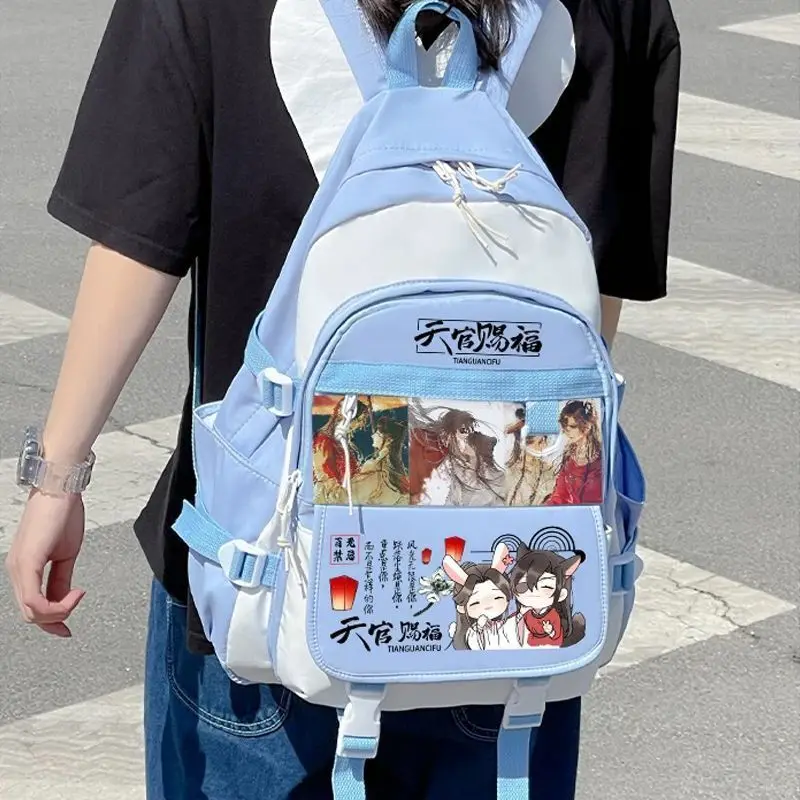 Heavenly Official Blessing Backpack Large Capacity Double Shoulder Bag Huacheng Xie Lian Elementary Middle School Anime Ani