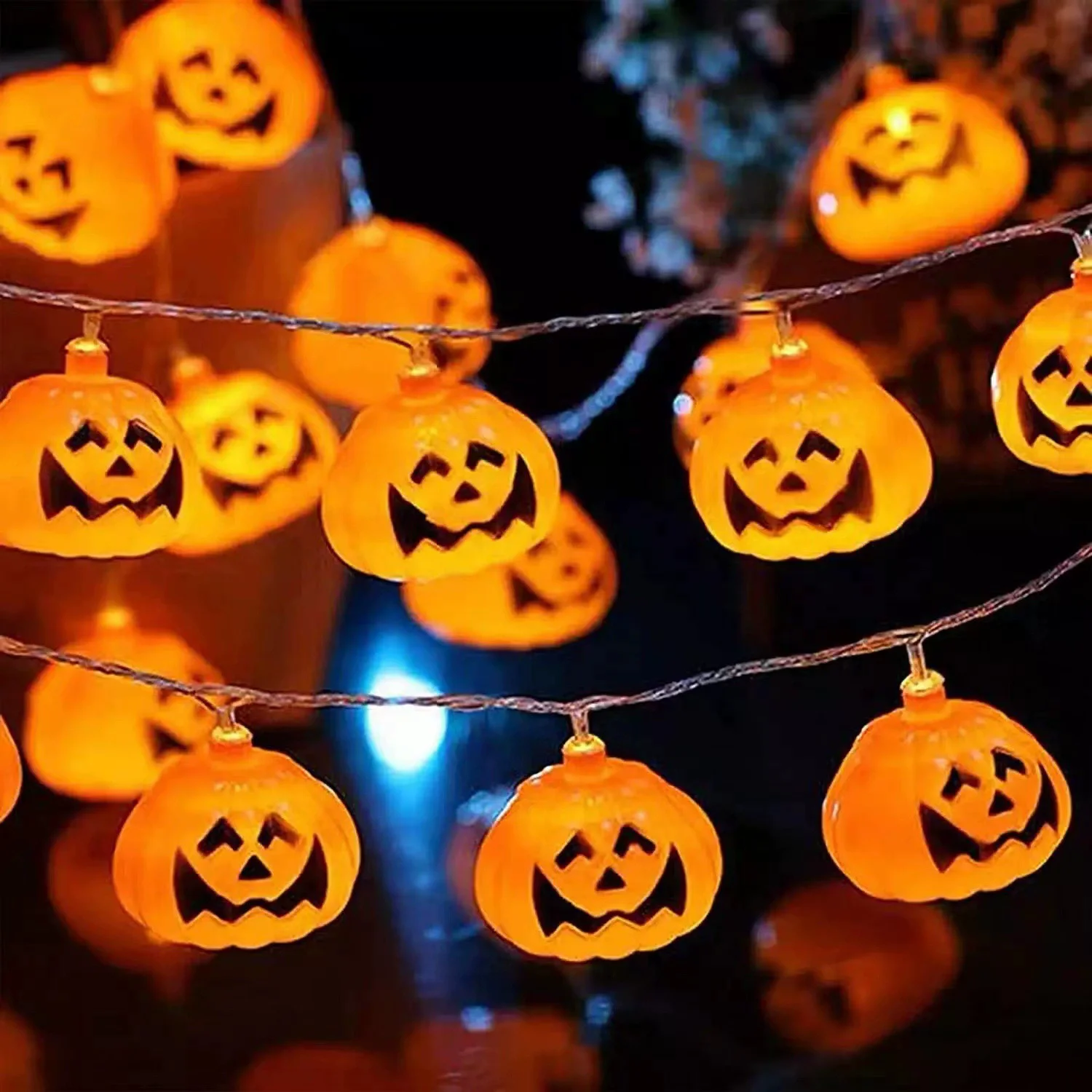 Halloween Pumpkin String Light - Outdoor Power Jack review and price