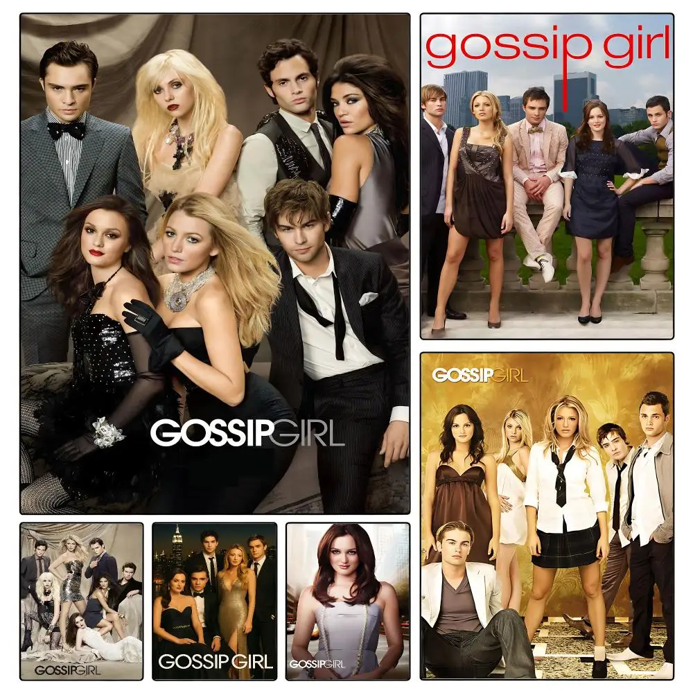 series Gossip Girl Poster Poster Waterproof HD Unframed Self‑Stick Decor Wall Art for Home Room Decoration Gift