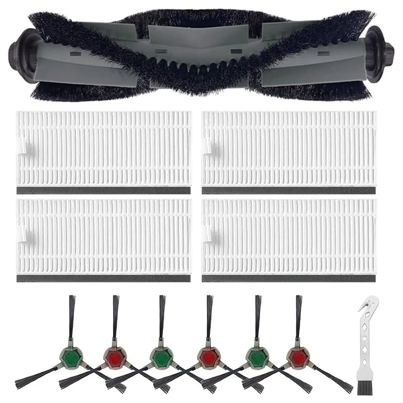 ABBK-สําหรับ Airrobo P20 เครื่องดูดฝุ่นหุ่นยนต์หลักแปรงด้านข้าง HEPA FILTER อะไหล่อุปกรณ์เสริม