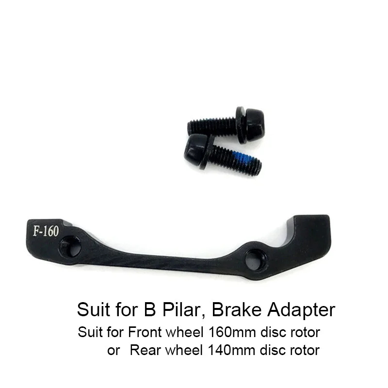 ZOOM Disc Brake Mounting Adapter Front F160/R140 Rear R160/F180 for All Disc Brake Caliper F203 R180 bike disc brake converter