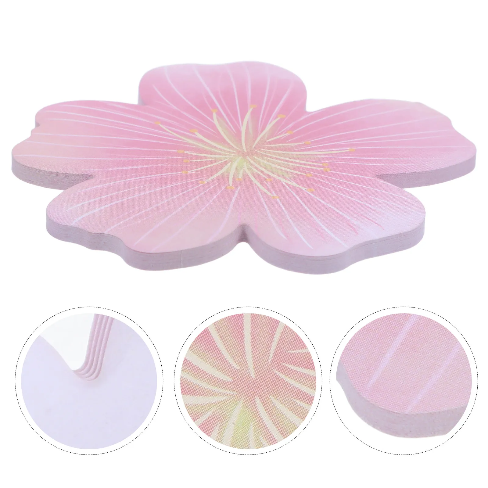 

Набор из 10 самоклеящихся блокнотов с изображением цветов вишни, реалистичные цветочные узоры, 3,15 дюйма, милые розовые цветочные записные книжки для студентов