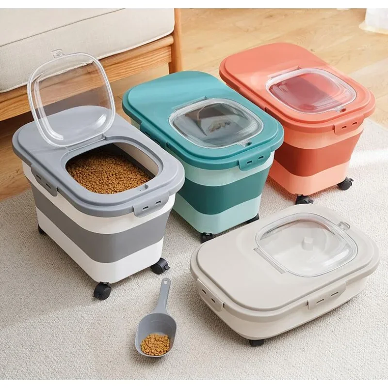 Boîte de Rangement de Riz Pliable, Usage Domestique, Humidité et Insecte Vert, Mars et Mars Divers, E27