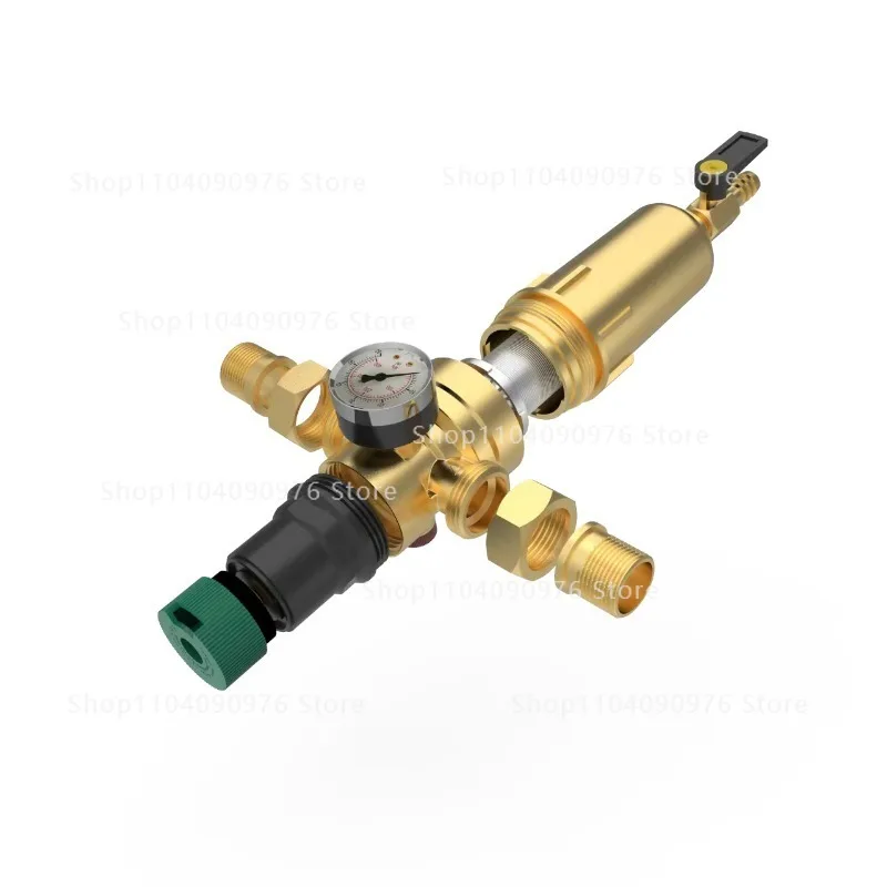 Whole House Pre Filter Pressure Reducing Valve High Flow Main Water Line Filter for Home Use