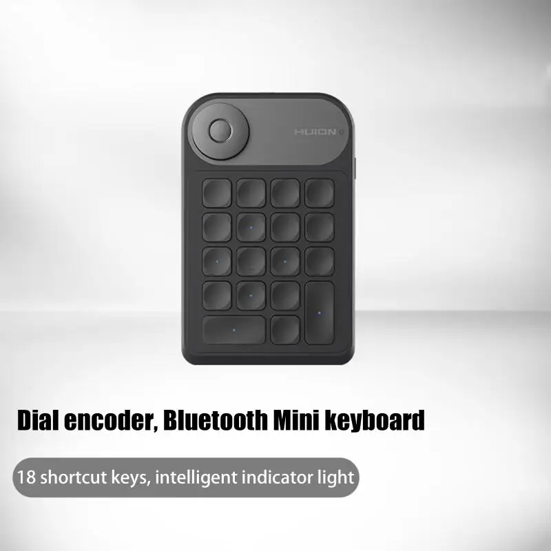 

Huion K20 Keydial Mini Keyboard For Drawing Tablet, PC And Phone,18 Keys Keyboard + Dial Controller,Upgraded Version
