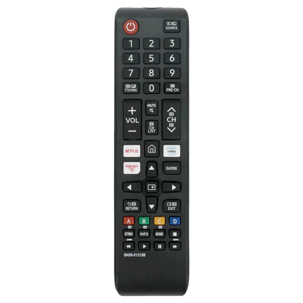 Замена пульта дистанционного управления Samsung Smart TV BN59-01315B с приложением Netflix Prime Video для моделей UE43RU7105...