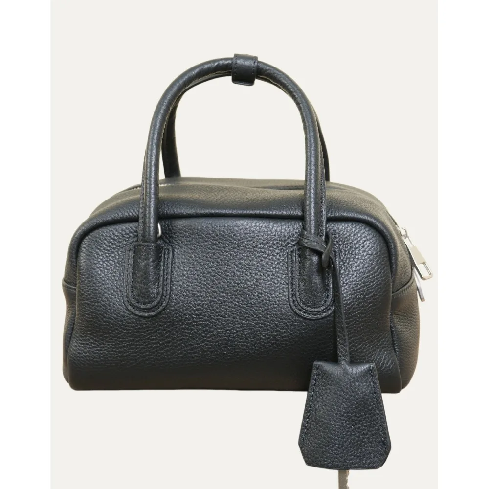New First-layer Natural Women's Bag Leisure Practical  Watchable Versatile Shoulder Messenger High-end Simple Texture Unique