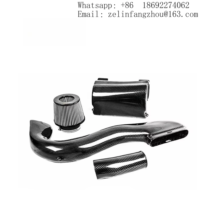 Airspeed Brand Automotive Parts & Accessories 100% Dry Carbon Fiber Cold Air Intake System For BENZ C,E W205(M274)GLC