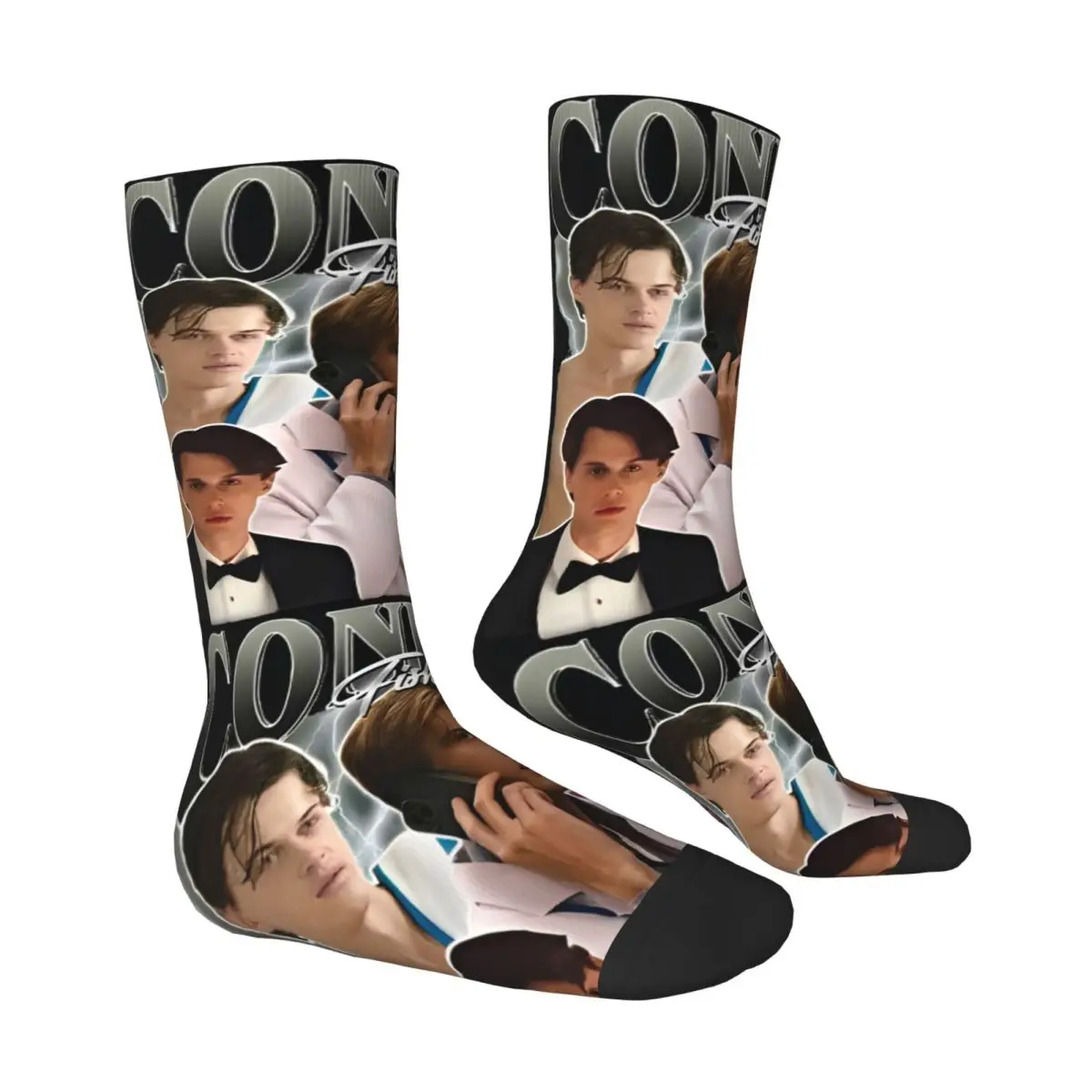 كونراد فيشر Bootleg الجوارب الصيف تحولت جميلة جوارب غير رسمية الرجال في الهواء الطلق جوارب رياضية الخريف المضادة للانزلاق الجوارب