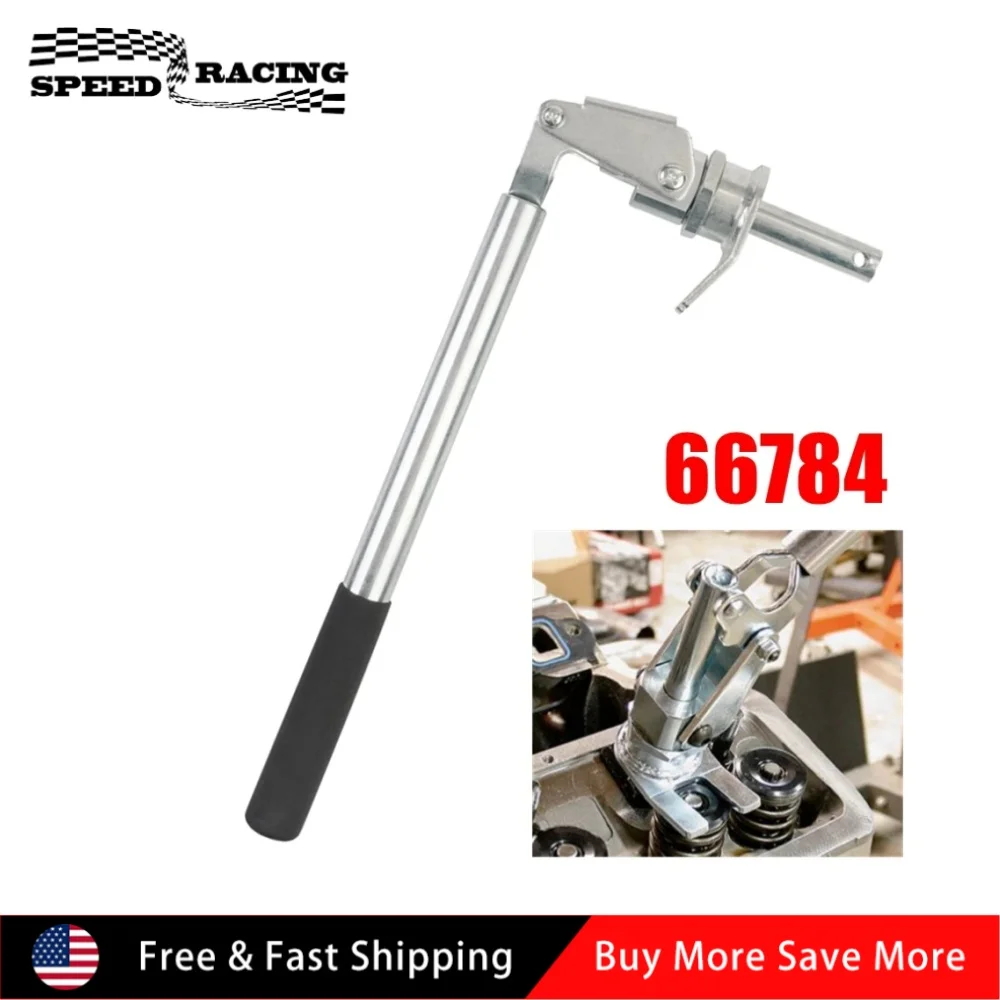 

66784 Stud Mount Valve Spring Compressor Remove & Install Valve Spring for All 3/8" & 7/16" Rocker Studs