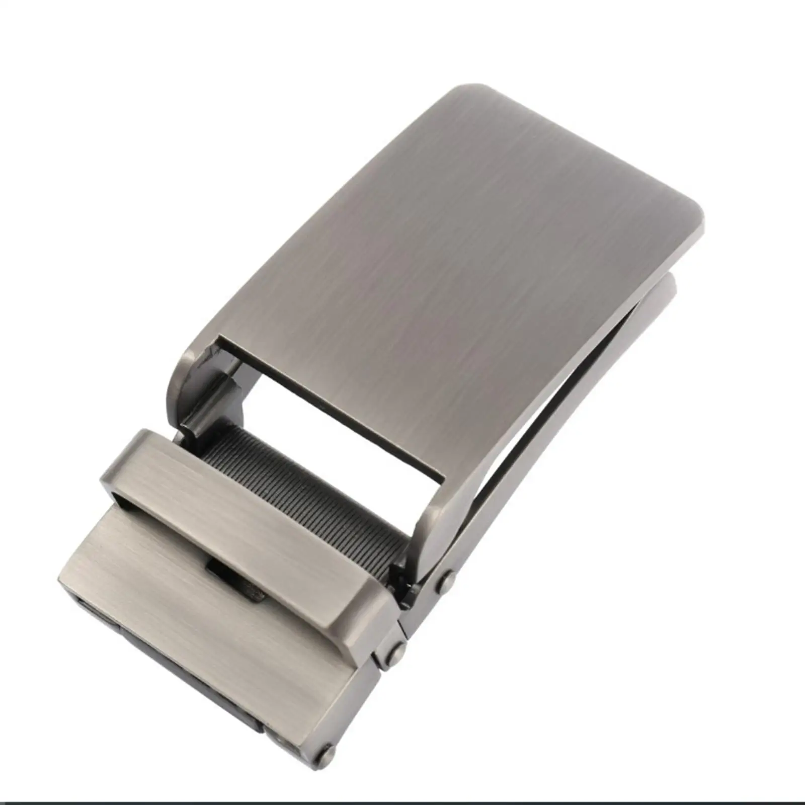 Rectangle Metal Belt Buckle for Leather Strap Mens Belt Buckle Head Business Casual Automatic Buckle for 30-31mm Belt