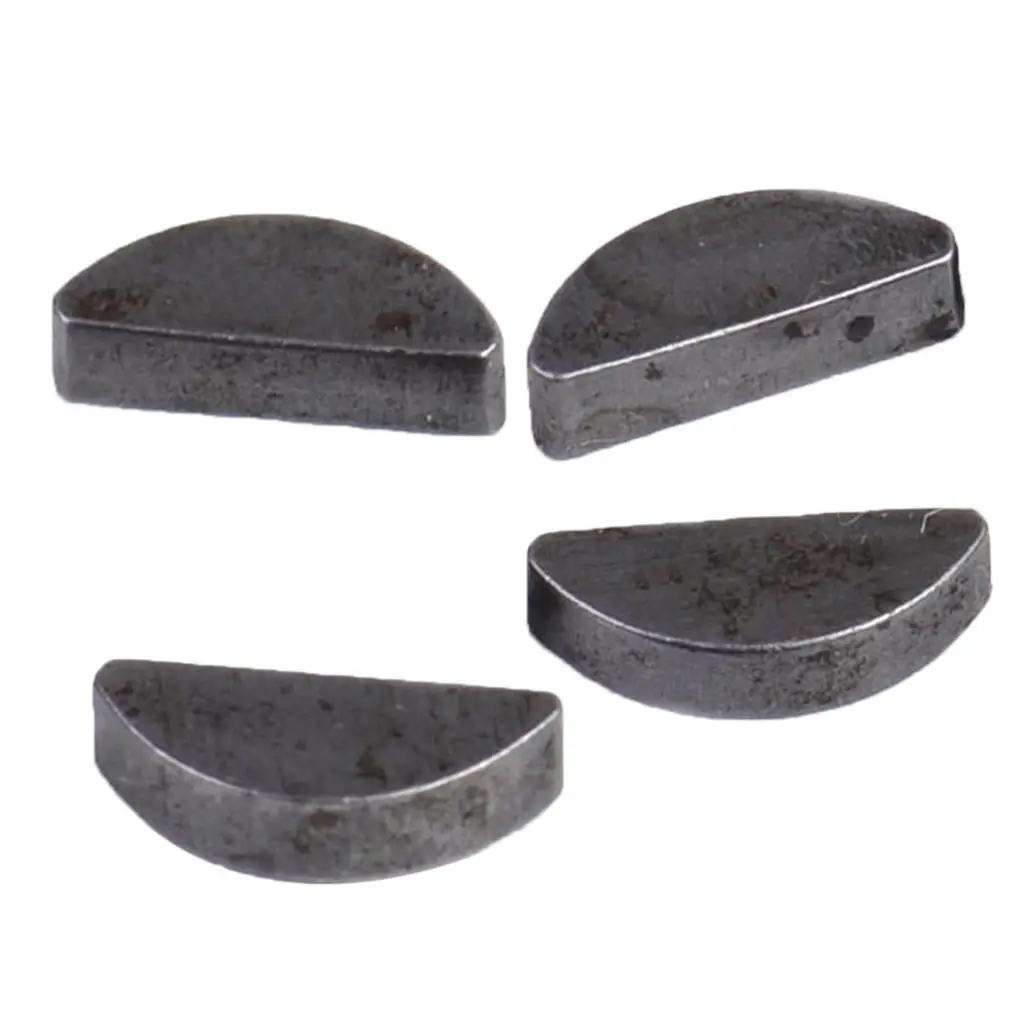 4x Metric Woodruff Key Set 12.5mm x 3mm x 2.5mm (L. x W. x Thickness)