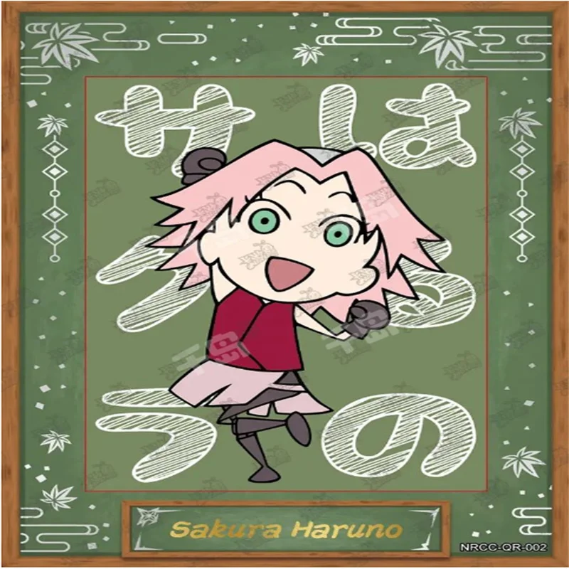 Kayou Naruto QR Card Uzumaki Naruto Hatake Kakashi Tsunade Uchiha Sasuk Hyuga Hinata Orochimaru Anime Figure Collection Cards